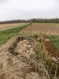 Ligne Maginot - BREITTUER 5 - (Cuve pour arme d'infanterie) - Vue dégagée de la position