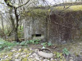 Ligne Maginot - BREITTUER 1 - (Blockhaus pour arme infanterie) - détail du créneau arrière