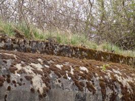 Ligne Maginot - BREITTUER 1 - (Blockhaus pour arme infanterie) - détail des fixation des filets de camouflage