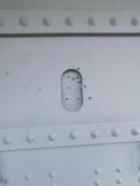 Ligne Maginot - KINDELBERG (QUARTIER CAMP - III/37° RIF) - (Abri) - Créneau de la porte du coffre ouest