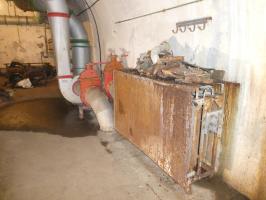 Ligne Maginot - Batterie chauffante - Batterie chauffante électrique, l'air est aspiré dans la galerie principale, réchauffé par les résistances et diffusé dans l'ouvrage.
