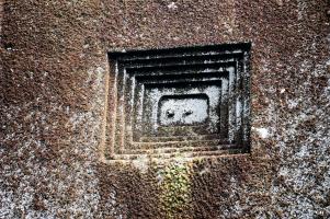 Ligne Maginot - ANZELING - A25 - (Ouvrage d'artillerie) - Bloc 9
Faux créneau