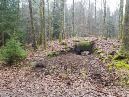 Ligne Maginot - REHKOEPFEL - (Blockhaus pour canon) - Bouclier pour canon de 25 AC