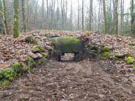 Ligne Maginot - REHKOEPFEL - (Blockhaus pour canon) - Bouclier pour canon de 25 AC