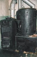 Ligne Maginot - LAVOIR - (Ouvrage d'artillerie) - Chaudière Fouché et percolateur Moyse & Verne fonctionnant au charbon