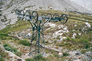 Ligne Maginot - TLFR - PONT-NUAZ - PAS-DU-ROC - Le pylône n°8, 
Départ coté ouvrage du Pas du Roc
