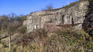Ligne Maginot - DENTING - A28 - (Ouvrage d'infanterie) - Bloc 1
Façade du bloc