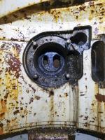 Ligne Maginot - DENTING - A28 - (Ouvrage d'infanterie) - Bloc 3
Créneau de tir de la tourelle.