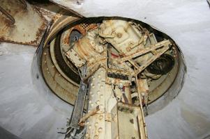 Ligne Maginot - DENTING - A28 - (Ouvrage d'infanterie) - Bloc 3
Tourelle de mitrailleuses.