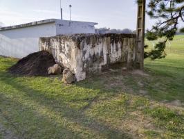 Ligne Maginot - CAPPEL STADE - (Blockhaus pour canon) - Le blockhaus est accolé à l'un des bâtiments du stade.
2022