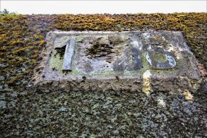 Ligne Maginot - GRAND BOIS - (Casemate d'infanterie) - Cartouche avec l'année de construction