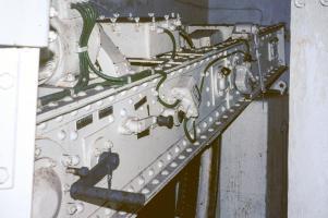 Ligne Maginot - DENTING - A28 - (Ouvrage d'infanterie) - Bloc 3
Tourelle de mitrailleuses
Etage inférieur
Balancier du contrepoids