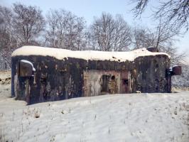 Ligne Maginot - MOTTENBERG SUD - C69 - (Casemate d'infanterie - double) - Sous la neige
