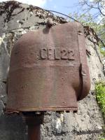Ligne Maginot - MOTTENBERG SUD - C69 - (Casemate d'infanterie - double) - Le projecteur blindé