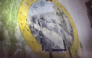 Ligne Maginot - MOTTENBERG SUD - C69 - (Casemate d'infanterie - double) - Fresque 'On ne passe pas'