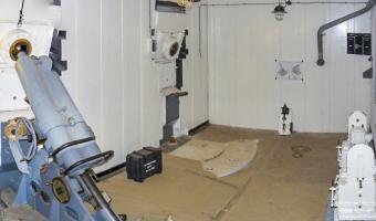 Ligne Maginot - LAUDREFANG - A37 - (Ouvrage d'infanterie) - Bloc 3
Etage intermédiaire
La chambre de tir des mortiers de 81mm en cours de restauration