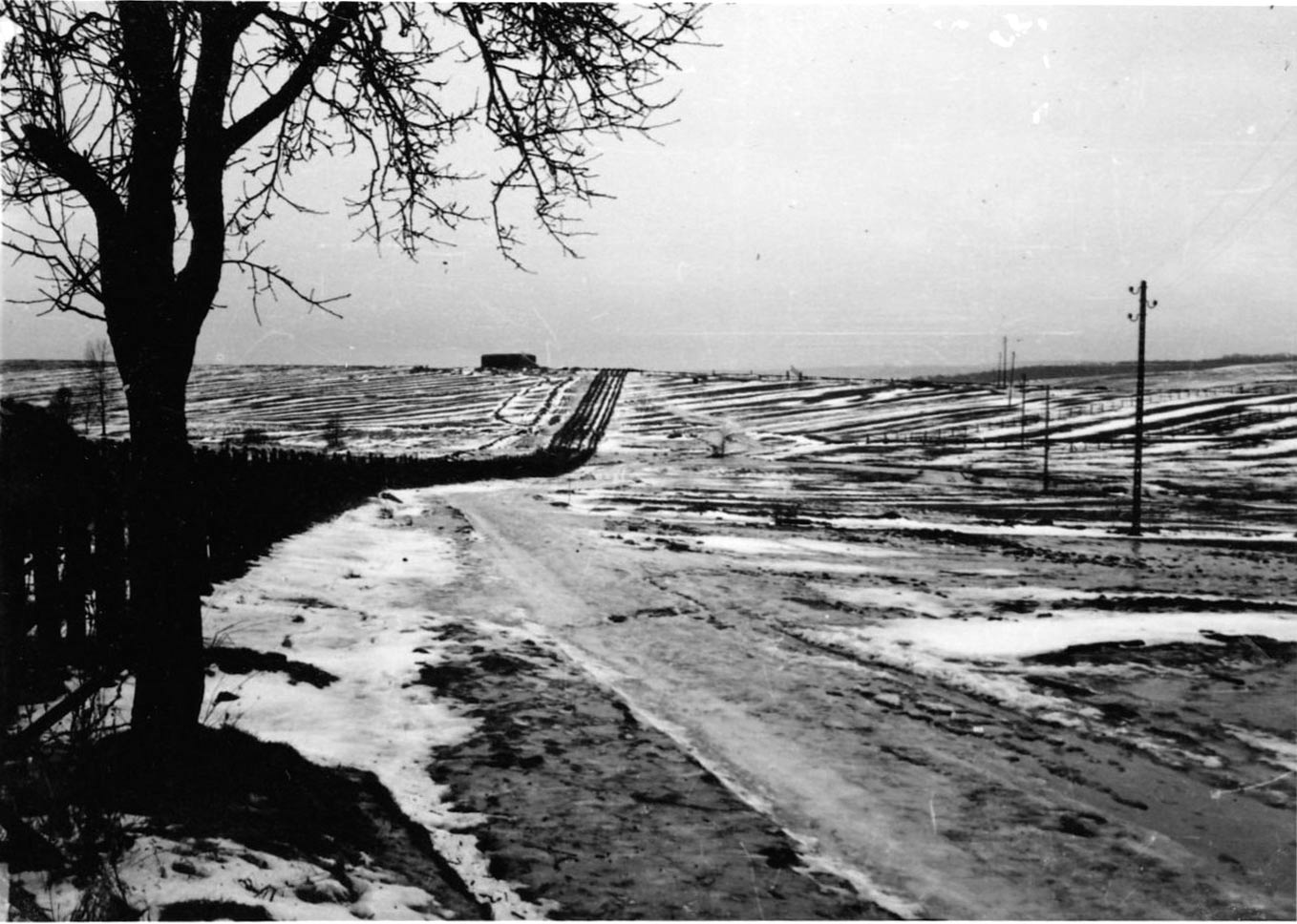 Ligne Maginot - MC35B - MC13 - (Casemate d'infanterie - double) - Vue de la casemate et du réseau de rails AC
La légende indique 'Casemate Fraysse' du nom de son commandant
