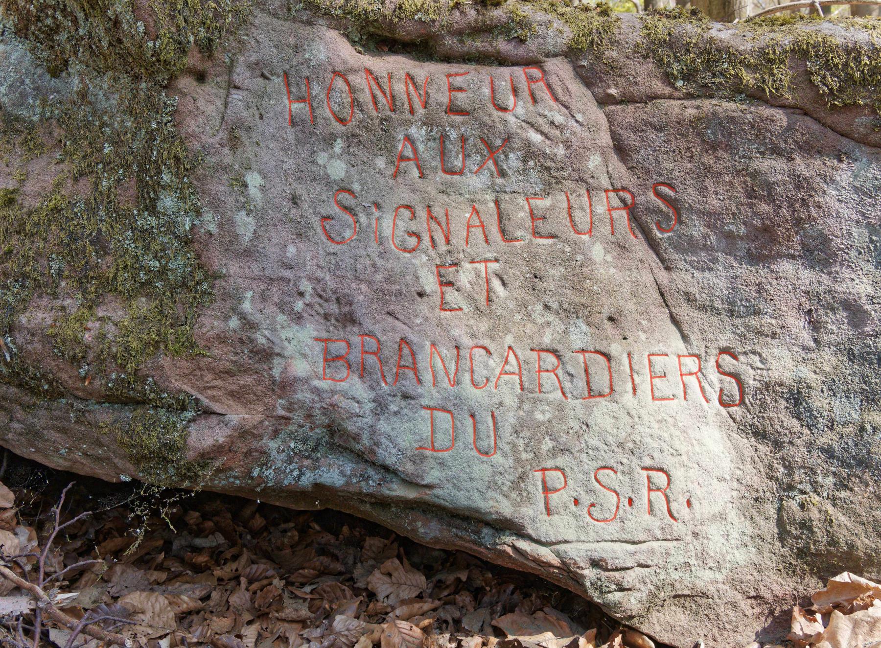 Ligne Maginot - OBSERVATOIRE - MAIMONT - (Observatoire d'artillerie) - Gravure en grès - Jürgen Morr