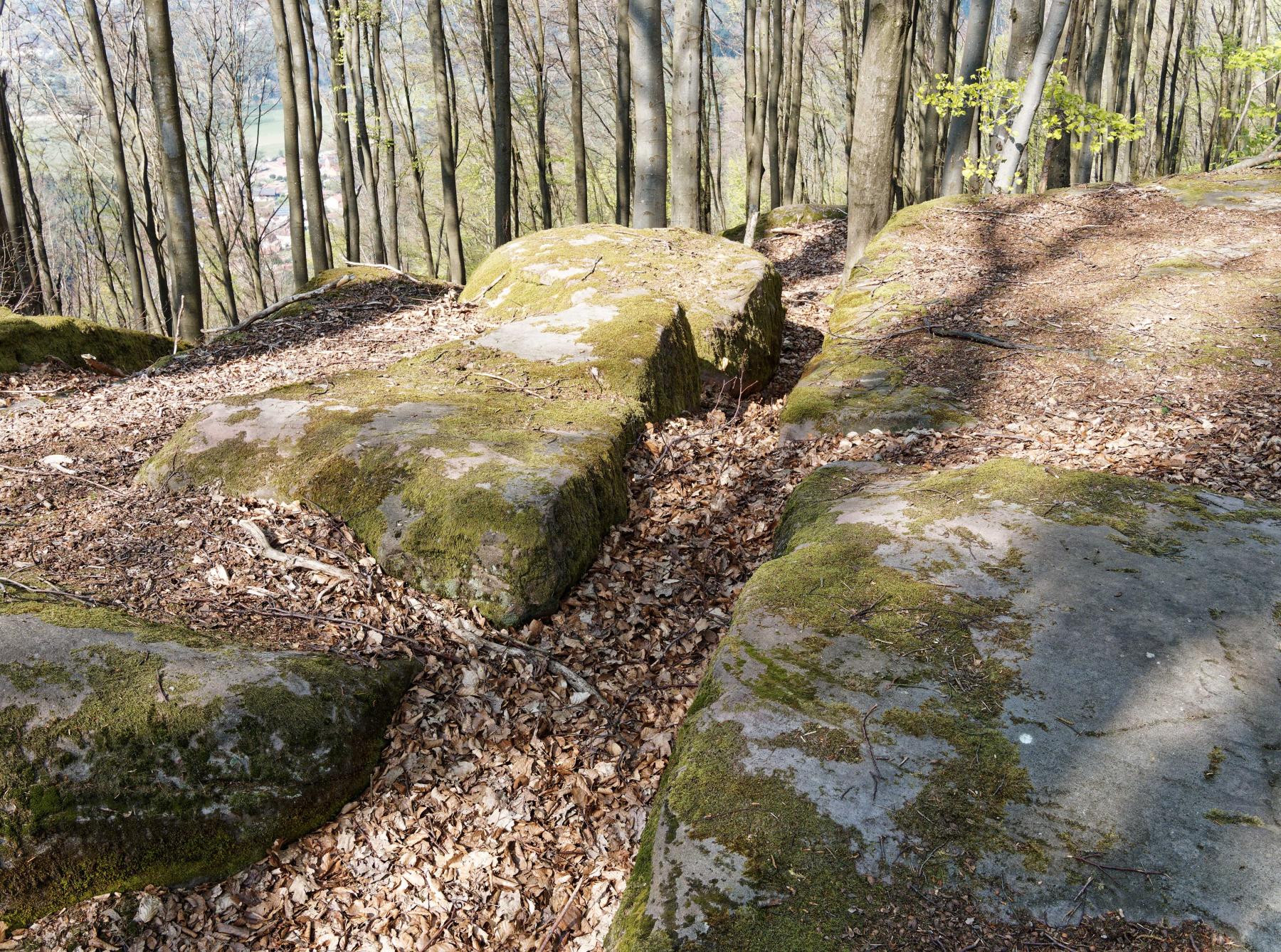 Ligne Maginot - OBSERVATOIRE - MAIMONT - (Observatoire d'artillerie) - Les crevasses naturelles offraient une protection - Jürgen Morr