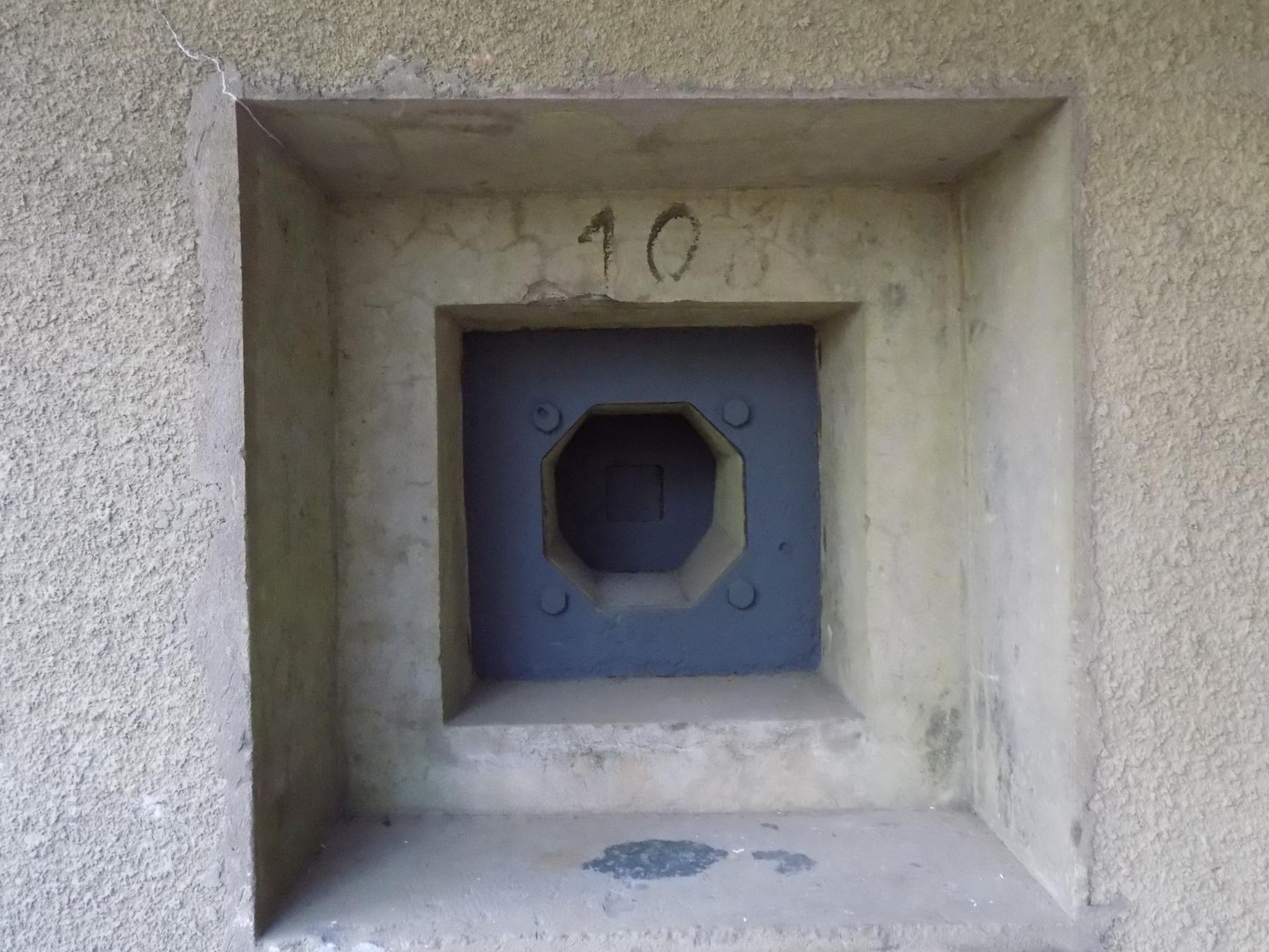 Ligne Maginot - KINDELBERG (QUARTIER CAMP - III/37° RIF) - (Abri) - Créneau de défense d'entrée du coffre ouest - JL