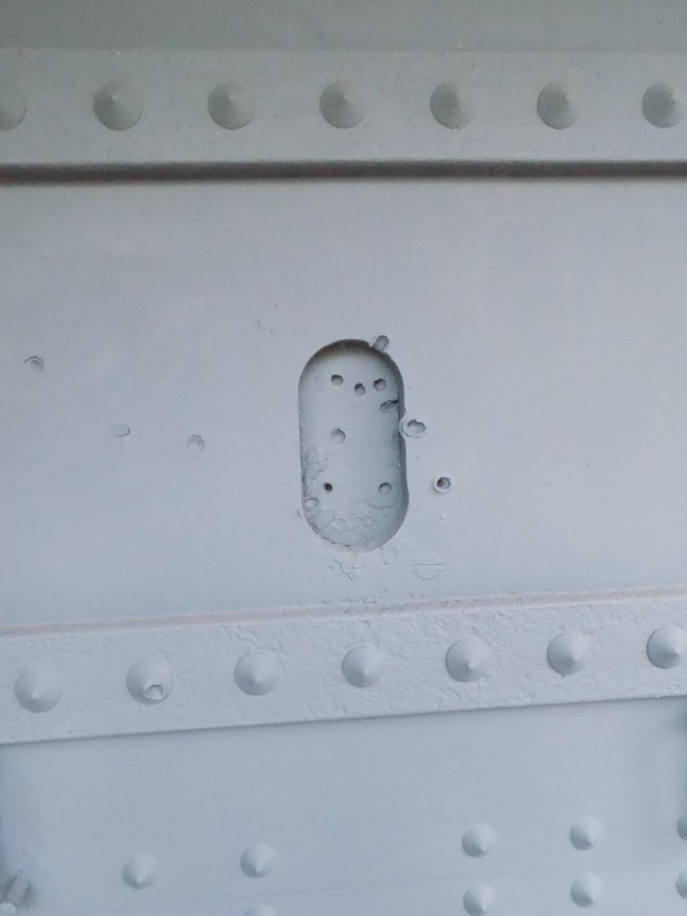 Ligne Maginot - KINDELBERG (QUARTIER CAMP - III/37° RIF) - (Abri) - Créneau de la porte du coffre ouest - JL