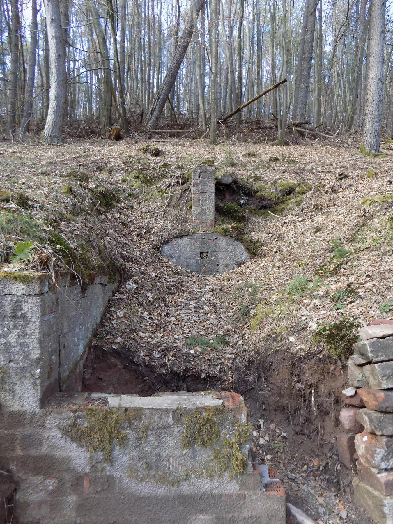 Ligne Maginot - KINDELBERG (Abri) - Vestiges d'une niche - JL
