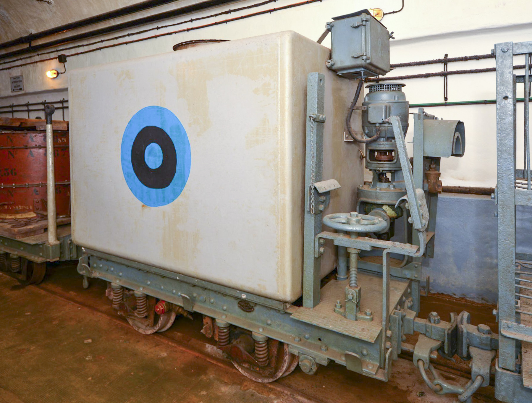 Ligne Maginot - Wagon ciiterne type Nord-Est - Wagon utilisé pour le ravitaillement en eau des blocs (secours)