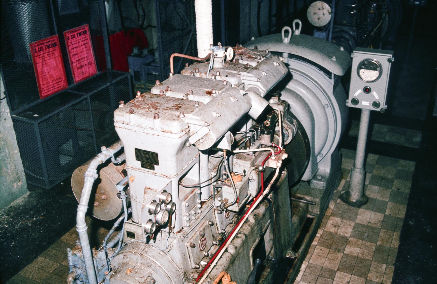Ligne Maginot - LAVOIR - (Ouvrage d'artillerie) - L'usine électrique
