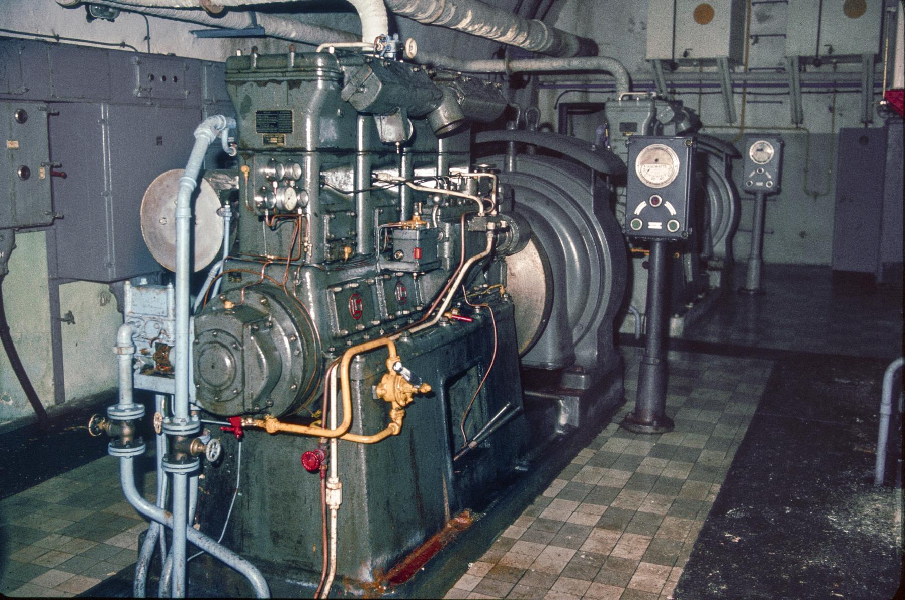 Ligne Maginot - LAVOIR - (Ouvrage d'artillerie) - L'usine électrique