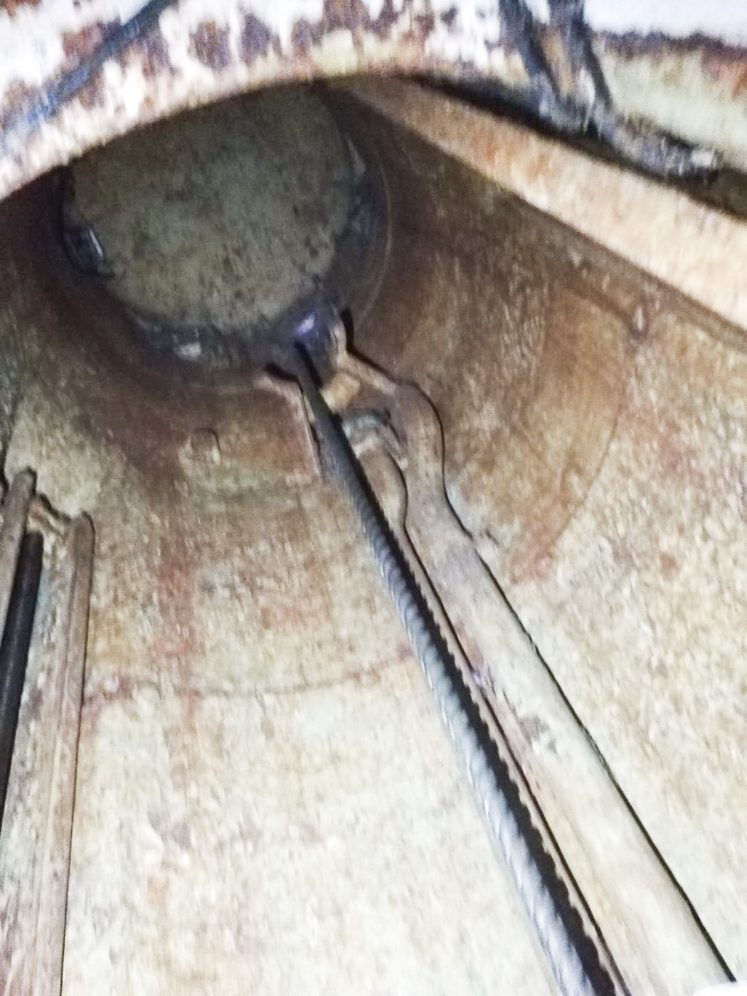 Ligne Maginot - DENTING - A28 - (Ouvrage d'infanterie) - Bloc 1
Accès au poste de tir de la cloche JM.