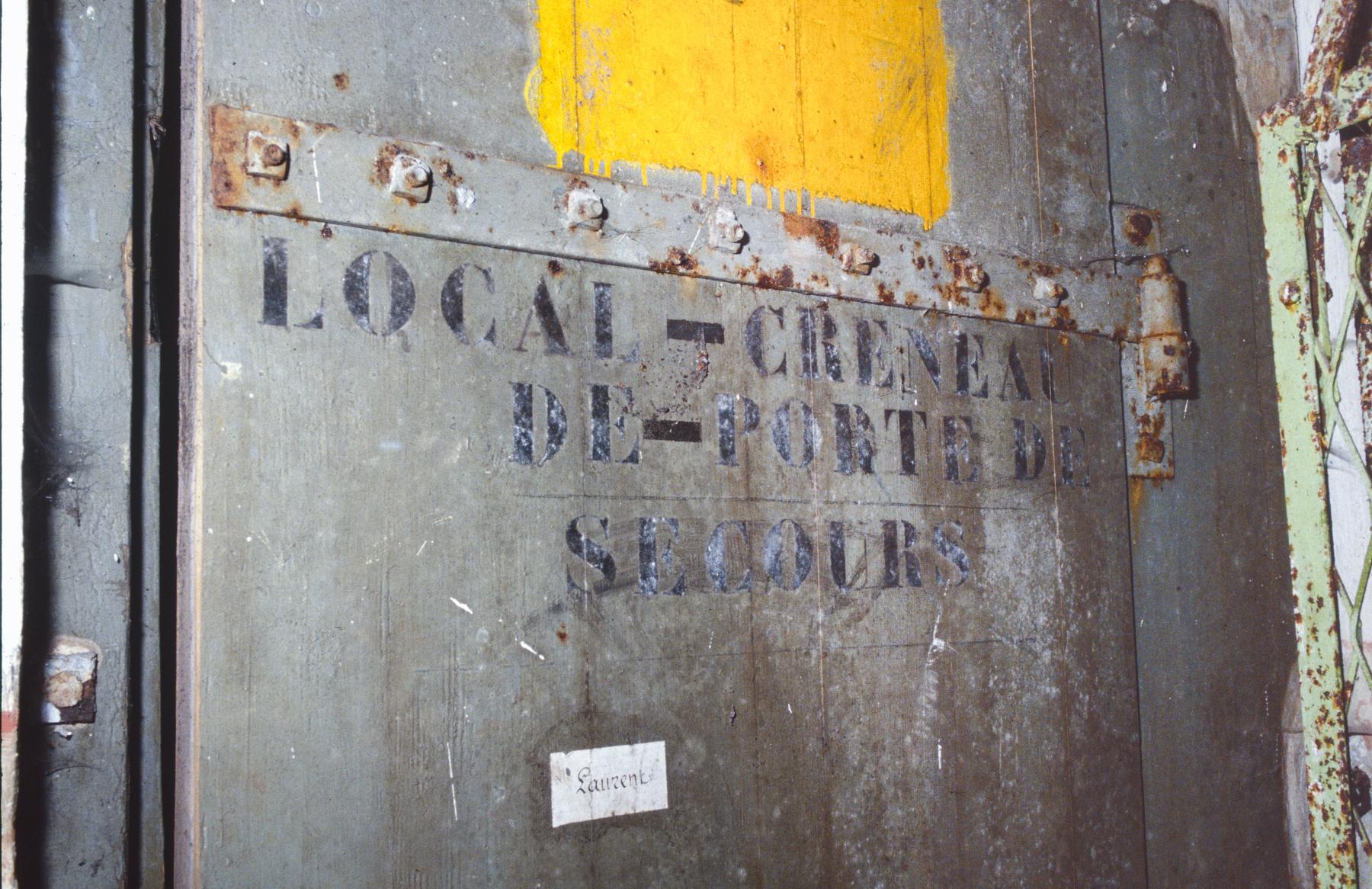 Ligne Maginot - DENTING - A28 - (Ouvrage d'infanterie) - Bloc 2 - MANSUY Michel