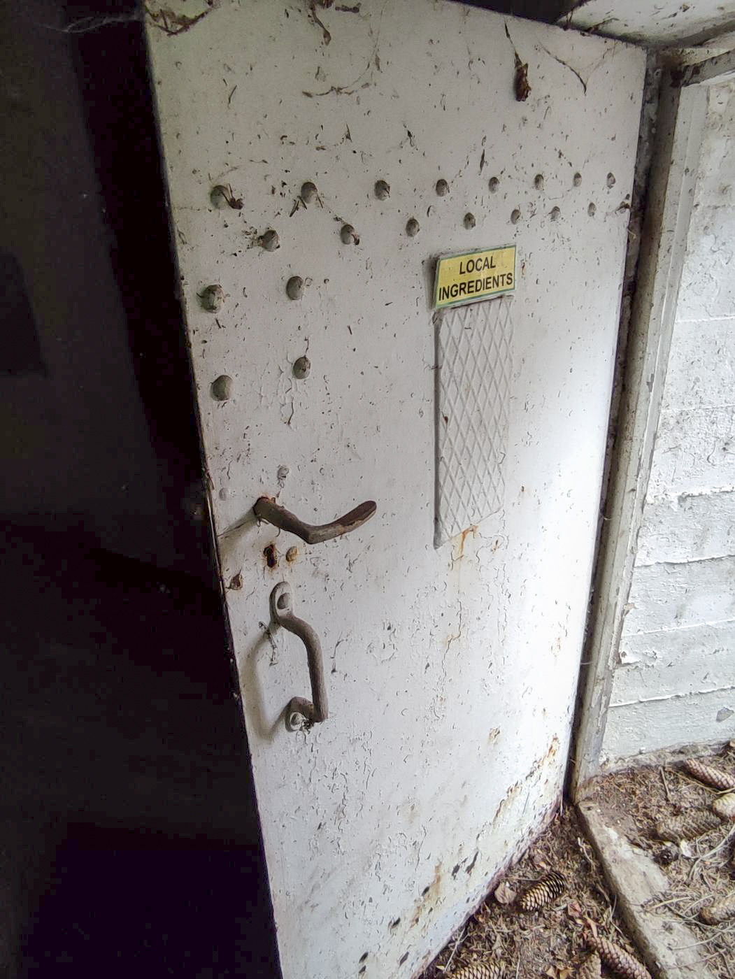 Ligne Maginot - LEMBACH 2 (AVANT POSTE) - (Blockhaus pour canon) - La porte - JL