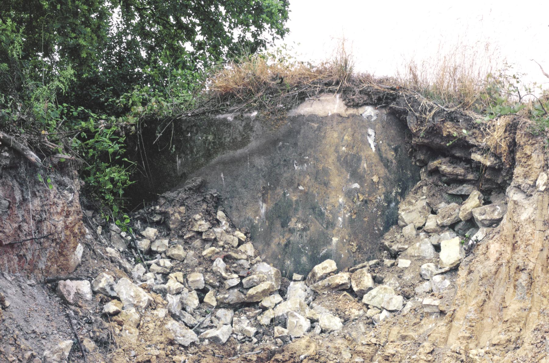 Ligne Maginot - AT10 - (Cuve pour arme d'infanterie) - Avant disparition - MANSUY Michel