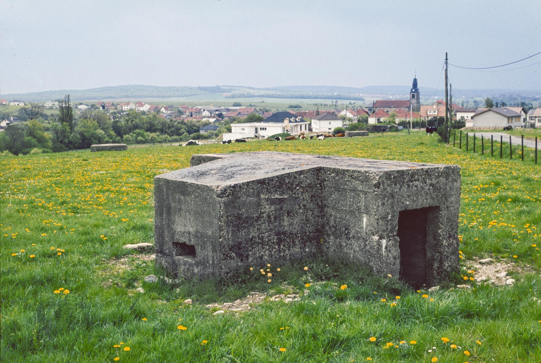 Ligne Maginot - BOUTENACKER 1 - (Blockhaus pour arme infanterie) - Le blockhaus avec à l'arrière plan Boutenacker 2, 4 et Ab4 - MANSUY Michel