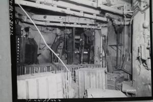 Ligne Maginot - SIMSERHOF - (Ouvrage d'artillerie) - L'intérieur du bloc 5 après l'attaque américaine le 19 décembre 1944
Photo Signal Corp 6AG 28464 / ETA HQ 44 30232
