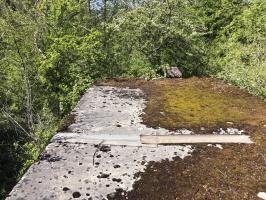 Ligne Maginot - BOIS DE DESSENHEIM SUD-OUEST 6 - (PC) - Toit de l'abri Ouest