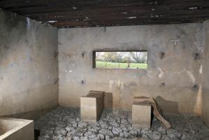 Ligne Maginot - CB122 - HASLOCH - (Blockhaus pour canon) - Le support pour la pièce antichar