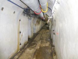 Ligne Maginot - GORDOLON (GN) - (Ouvrage d'artillerie) - Casernement
Emplacement d'une grille qui isolait le casernement et le captage de source.