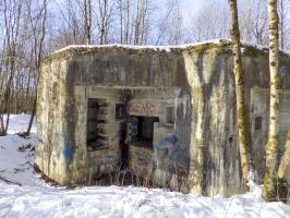 Ligne Maginot - A54 - CROIX BLONDEAU - (Casemate d'infanterie - Simple) - Les entrées hommes et AC