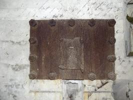 Ligne Maginot - A54 - CROIX BLONDEAU - (Casemate d'infanterie - Simple) - Créneau droite avec blindage type N pour Hotchkiss