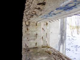 Ligne Maginot - A54 - CROIX BLONDEAU - (Casemate d'infanterie - Simple) - Détail créneau AC (gauche)