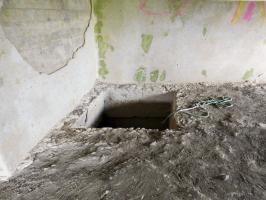 Ligne Maginot - A114 - L'ALOUETTE - (Casemate d'infanterie - Double) - Accès au niveau inférieur