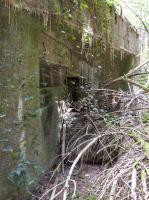 Ligne Maginot - A116 - LES ANORELLES - (Casemate d'infanterie - Simple) - L'embrasure de défense de l'entrée du matériel et cette entrée