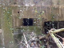 Ligne Maginot - A116 - LES ANORELLES - (Casemate d'infanterie - Simple) - L'embrasure de défense de l'entrée du matériel et cette entrée