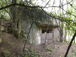 Ligne Maginot - B818 - LA TAILLE LAMBEAUX - (Blockhaus pour canon) - Flanquement gauche