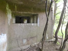 Ligne Maginot - B818 - LA TAILLE LAMBEAUX - (Blockhaus pour canon) - Flanquement gauche
