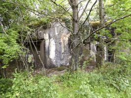 Ligne Maginot - B818 - LA TAILLE LAMBEAUX - (Blockhaus pour canon) - Entre flanquement gauche et entrées