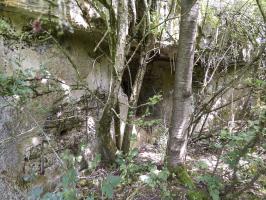 Ligne Maginot - B818 - LA TAILLE LAMBEAUX - (Blockhaus pour canon) - Le flanquement droit