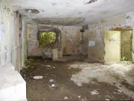 Ligne Maginot - B818 - LA TAILLE LAMBEAUX - (Blockhaus pour canon) - La chambre de tir du flanquement droit