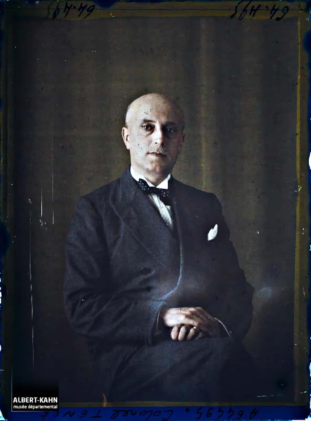 Ligne Maginot - Le colonel Tencé Julien Maurice - Le Colonel Tencé le 2 septembre 1930
Propriété d'Albert Kahn, Boulogne, France

